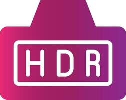 Hdr Creative Icon Design vector