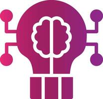 Deep Learning Creative Icon Design vector