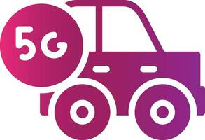 Smart Car Creative Icon Design vector