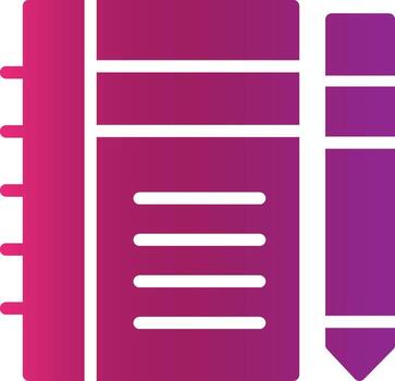 Diary Study Creative Icon Design vector