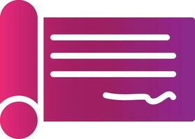 Glyph Gradient Design vector
