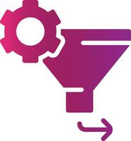 Conversion Rate Creative Icon Design vector