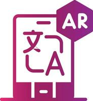 Ar Translation Creative Icon Design vector