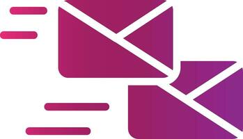 Mass Mailing Creative Icon Design vector