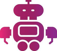 diseño de icono creativo robot vector