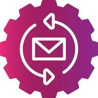 Marketing Automation Creative Icon Design vector