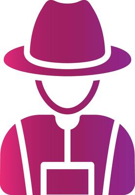 Farmer Creative Icon Design