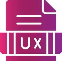 Ux Format Creative Icon Design vector