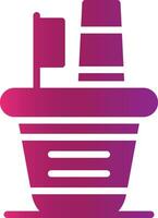 Glyph Gradient Design vector