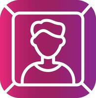 Portrait Creative Icon Design vector