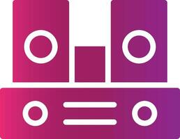 Glyph Gradient Design vector