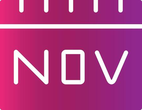 Glyph Gradient Design vector