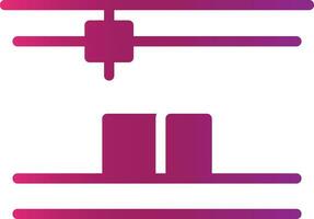 3D Printing Creative Icon Design vector
