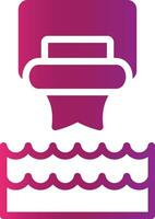 Glyph Gradient Design vector