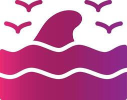 Sea Wave Creative Icon Design vector