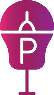 Parking Meter Creative Icon Design