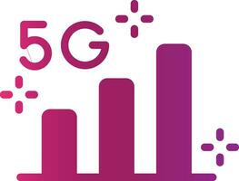 5G Creative Icon Design vector