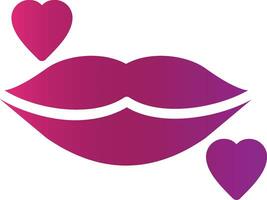 Lips Creative Icon Design vector