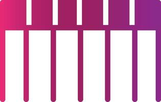 Comb Creative Icon Design vector