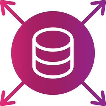 datos impulsado creativo icono diseño vector
