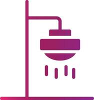 Roof Shower Creative Icon Design vector