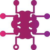 Neuroimaging Creative Icon Design vector