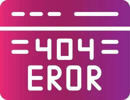 Diseño de icono creativo de error 404 vector