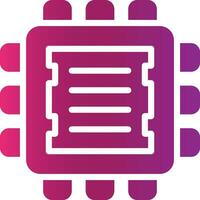 Processor Creative Icon Design vector