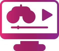 Game Streaming Creative Icon Design vector