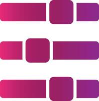 Sliders Creative Icon Design vector
