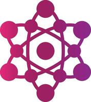 Atom Creative Icon Design vector