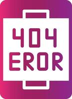 Error Creative Icon Design vector