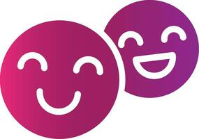 Happiness Creative Icon Design vector