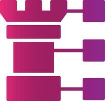 Glyph Gradient Design vector