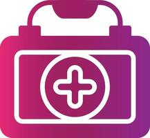 First Aid Kit Creative Icon Design vector