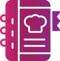 Recipe Book Creative Icon Design vector