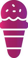 diseño de icono creativo de cono de helado vector