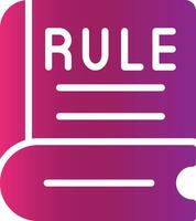 Rule Creative Icon Design vector