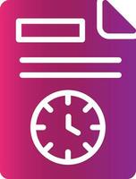 Schedule Creative Icon Design vector