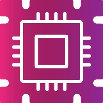 diseño de icono creativo del procesador vector