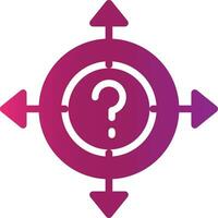 Glyph Gradient Design vector