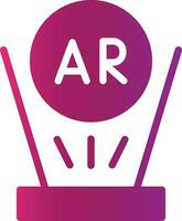 Augmented Reality Creative Icon Design vector