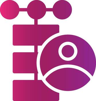 cliente base de datos creativo icono diseño vector