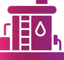 Oil Tank Creative Icon Design vector