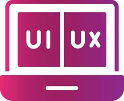 Ui Ux Creative Icon Design vector