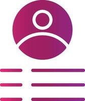 Glyph Gradient Design vector