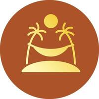 Hammock Creative Icon Design vector