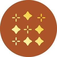 Glyph Gradient Circle Design vector