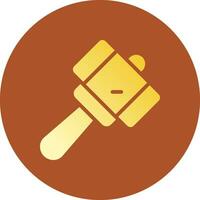 Hammer Creative Icon Design vector