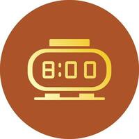 Digital Clock Creative Icon Design vector